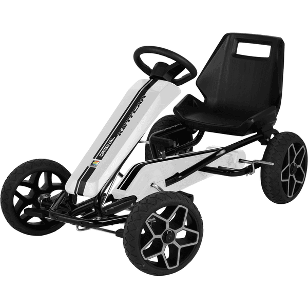 KETTLER Kart à pédales enfant Kettcar blanc