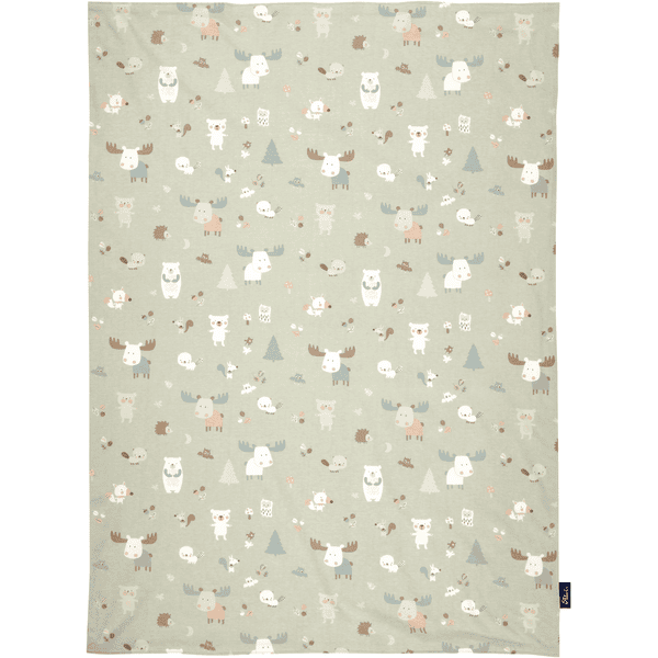 Alvi ® Baby tæppe Jersey Baby Forest 75 x 100 cm