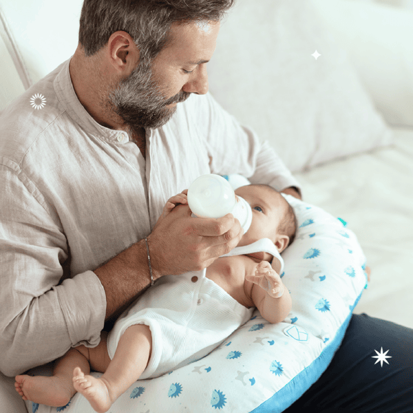 KOALA BABY CARE ® Cuscino per l'allattamento Hug Baby - blu 