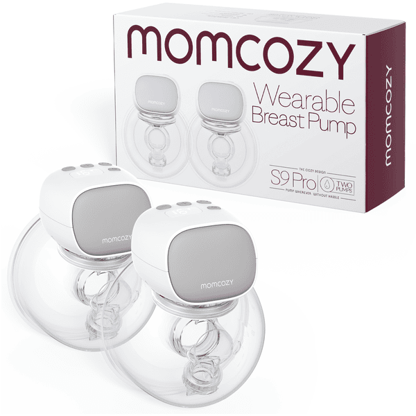 momcozy Bärbar dubbel bröstpump S9 Pro, grå