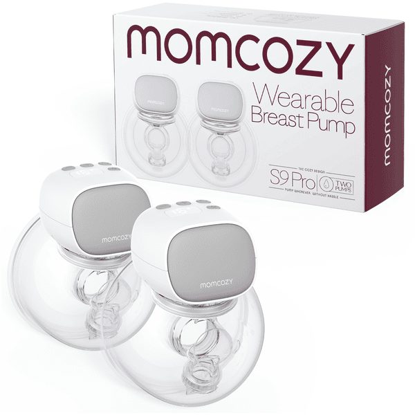 momcozy Doppelmilchpumpe tragbar S9 Pro, grau