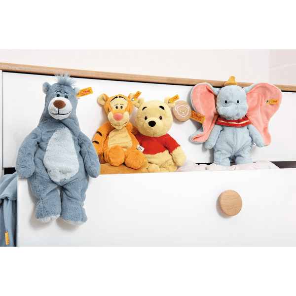 Steiff Disney Soft Cuddly Friends Baloo - Peluche de 12 pulgadas, color  gris azulado