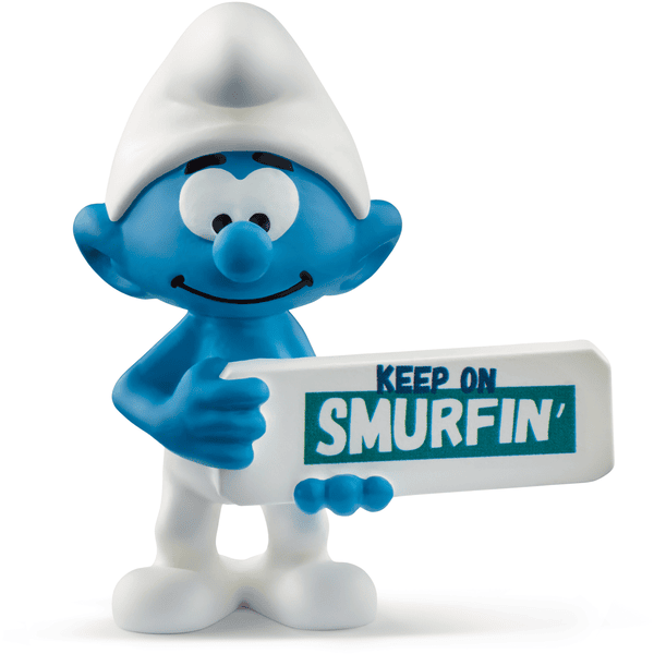 schleich® Schlumpf Smurfin Schild 20843