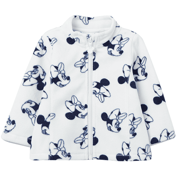 OVS Sweat Jacket Minnie Mouse Alloverprint Bright  White 