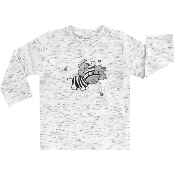 JACKY Langarmshirt ZEBRA grau melange 