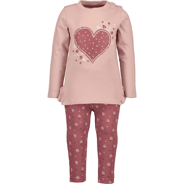 BLUE SEVEN  Set med 2 skjortor + leggings Mauve