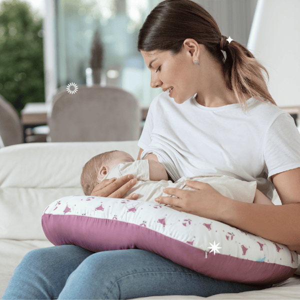 KOALA BABY CARE ® Cuscino per l'allattamento Hug Baby - viola 