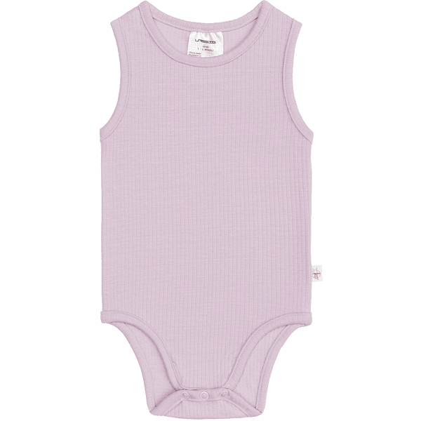 LÄSSIG Vauvan bodysuit hihaton ribbed violetti