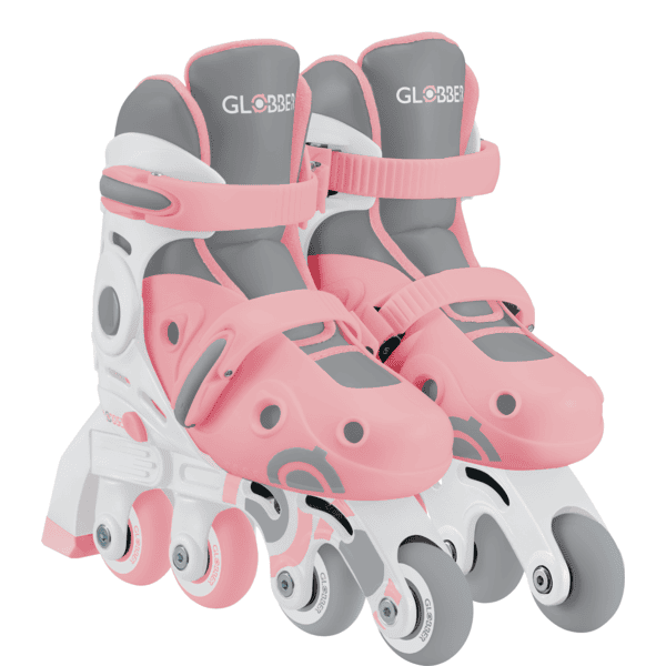 GLOBBER LEARNING SKATES 2in1, pastelroze