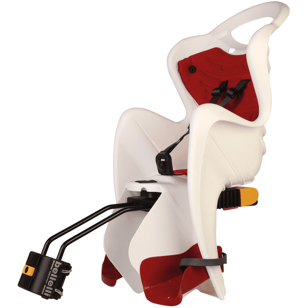 BELLELLI Siège vélo enfant arrière Mr Fox Reclining B-fix Frame mount White/Red