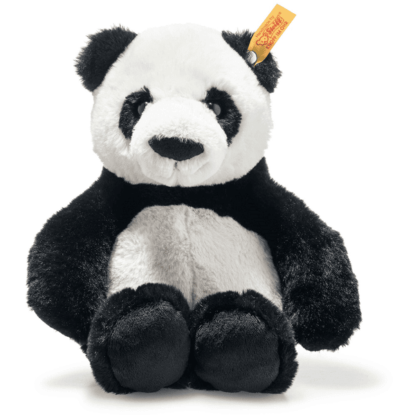 Steiff Soft Cuddly Friends Ming Panda 27 cm, hvid/sort