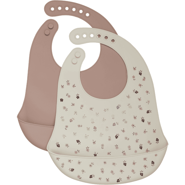 CeLaVi Silikone Bib 2 Pack Perfectly Pale