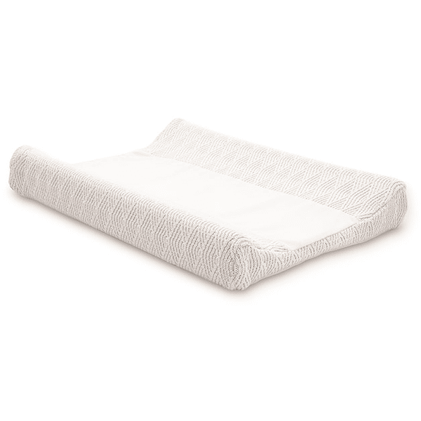 jollein Wrap pudebetræk River strikket creme hvid 50x70cm