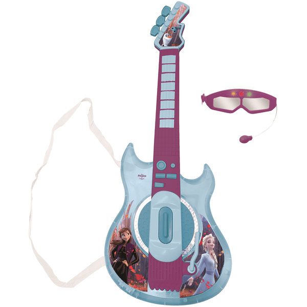 LEXIBOOK Disney La Reine des Glaces Guitare électronique avec lunettes et microphone