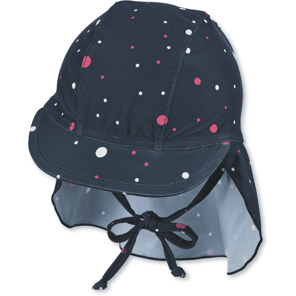 Sterntaler Cappello a punta con protezione del collo marine 