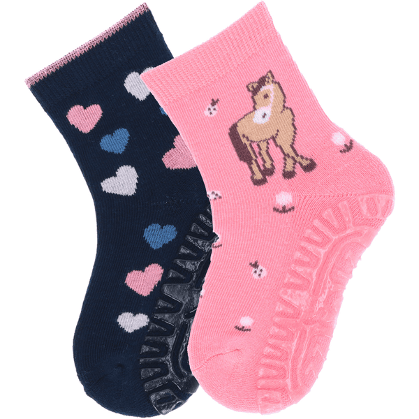 Sterntaler Fliesen Flitzer AIR Pferd + Herzen, 2er-Pack rosa