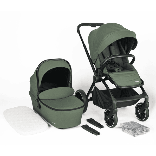 babyGO Harmony green black Kinderwagen / Frame