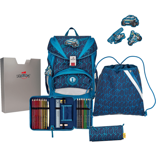 DerDieDas ® ErgoFlex - Blue Speed, 5 pezzi.
