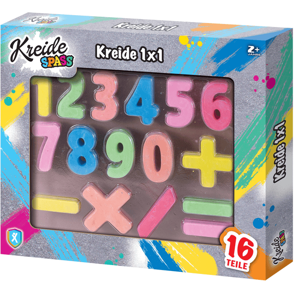 XTREM Toys and Sports KREIDESPASS - Kreide 1x1, 16teilig