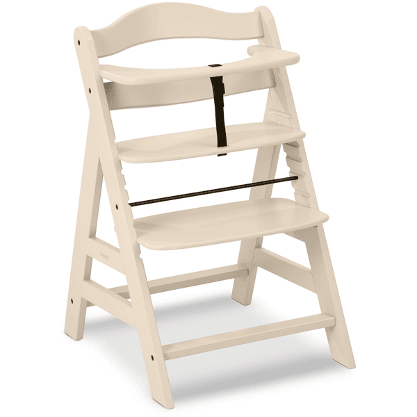 hauck Chaise haute enfant évolutive Alpha Plus bois Vanilla