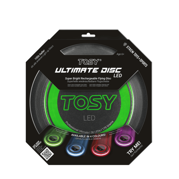 Hračky a sport XTREM - TOSY Ultimate Disc LED, zelený