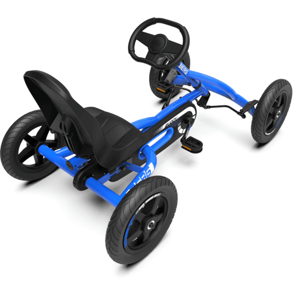 BERG Pedal Go-Kart Buddy Blue Set (inkl. Anhänger Blau und