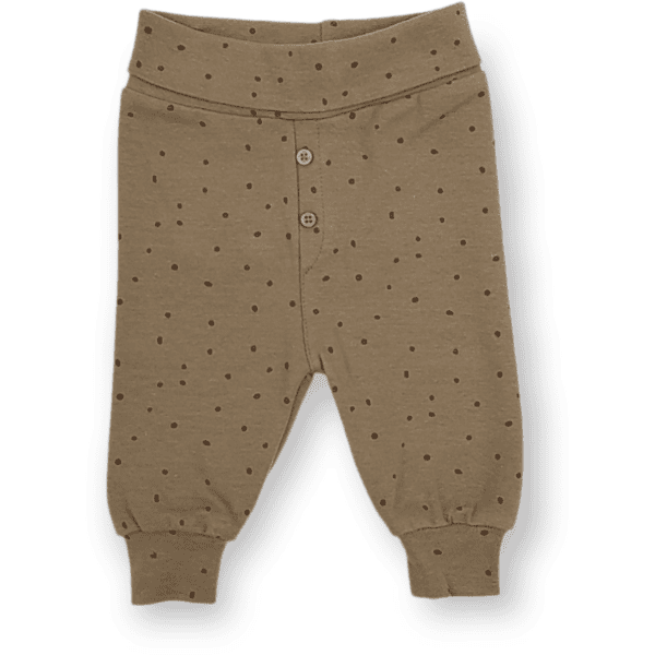 LITTLE  Spodnie dresowe Dream Big dots khaki 