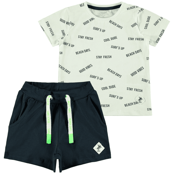 name it Conjunto de camiseta y nieve Shorts Nmmzallom white 