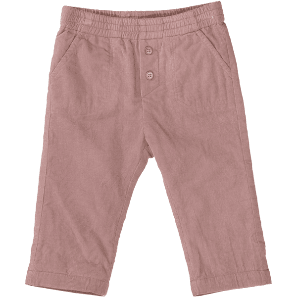 STACCATO  Pantaloni di velluto a coste dusty rosso