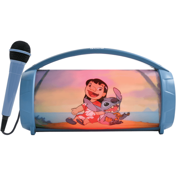 LEXIBOOK Altavoz Bluetooth® Disney Stitch con luz y micrófono