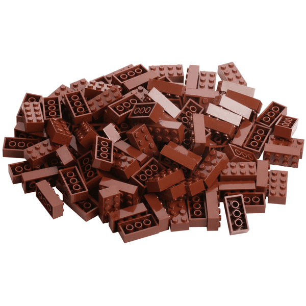 Katara Set costruzioni in plastica - 120 pezzi 4x2 marrone