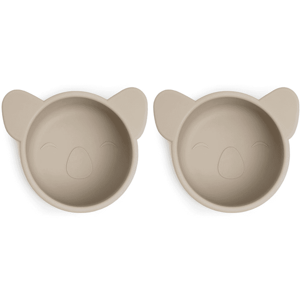 Nuuroo Snack Bowls Pink Koala 2 piezas, Cobble stone 