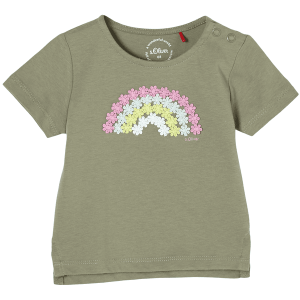 s.Oliver T-Shirt Regenbogen grün