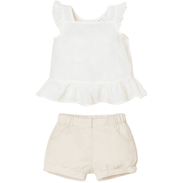 OVS 2-teiliges Set Bluse und Shorts Coconut Milk