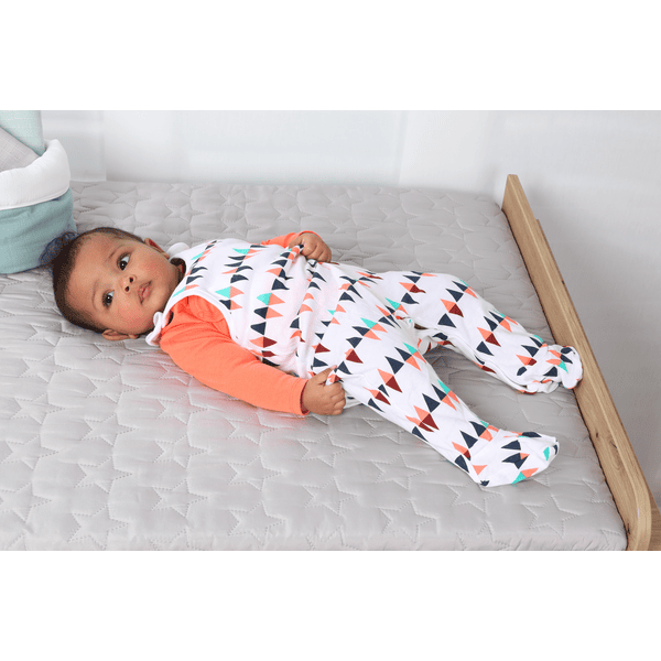 Cambiador bebe impermeable con sistema anticaídas SafeLock (50x70). Válido  para cómoda Hemnes, Malm y cambiador Sniglar (Pirates Pink)