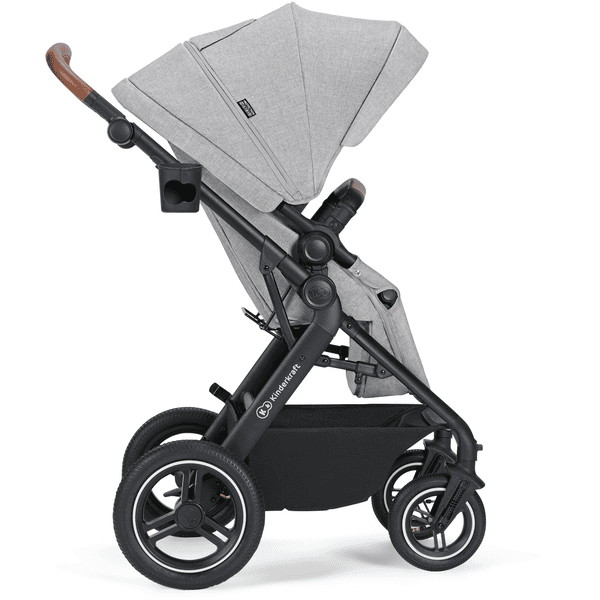 Kinderkraft Carro de bebé combinado 3 en 1 B-TOUR light gris