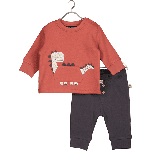 BLUE SEVEN 2er Set Sweatshirt + Hose Ziegelrot