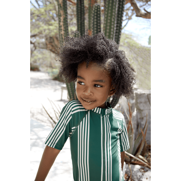 LASSIG Banador UV manga corta verde blanco rosaoazul.es