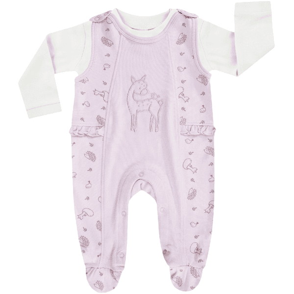 JACKY Romper set WOODLAND TALE lilac/off- white 