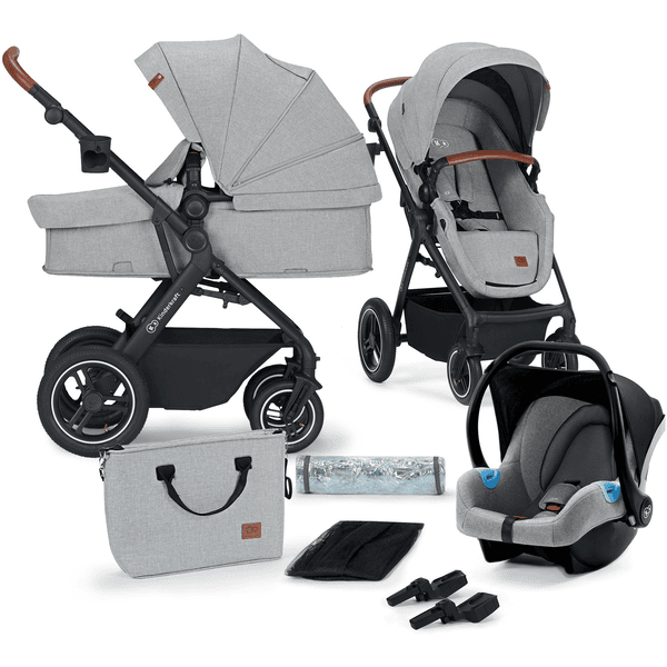 Kinderkraft Kinderwagen B Tour 3 in 1 Mink Pro Light Grey