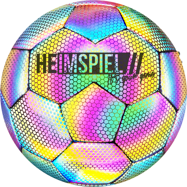 XTREM Toys and Sports HEIMSPIEL Reflekterende fotball, størrelse 