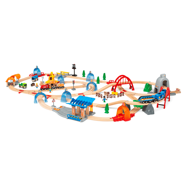 BRIO 33977 Smart Tech Sound Action Tunnel Deluxe Set – Kidding Around NYC