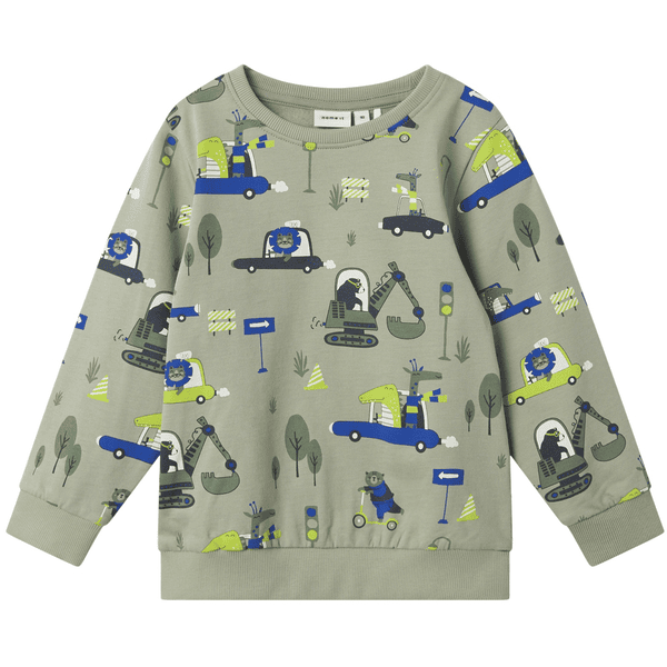 name it Nmmleore Seagrass sweatshirt