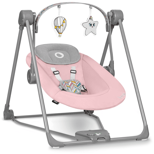 Lionelo Otto Pink Baby — balancelle-transat pour bébé