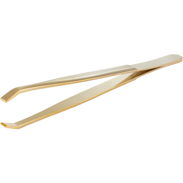 canal® Haarpincet klauwvormig gebogen, goud roestvrij 9 cm