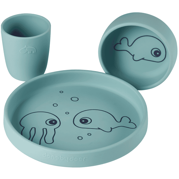 Done by Deer™ Dinner-Set Wasserfreunde blau ab dem 6. Monat