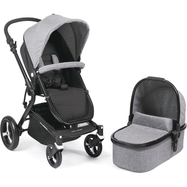 CHIC 4 BABY Kombi-Kinderwagen PASSO Jeans grey