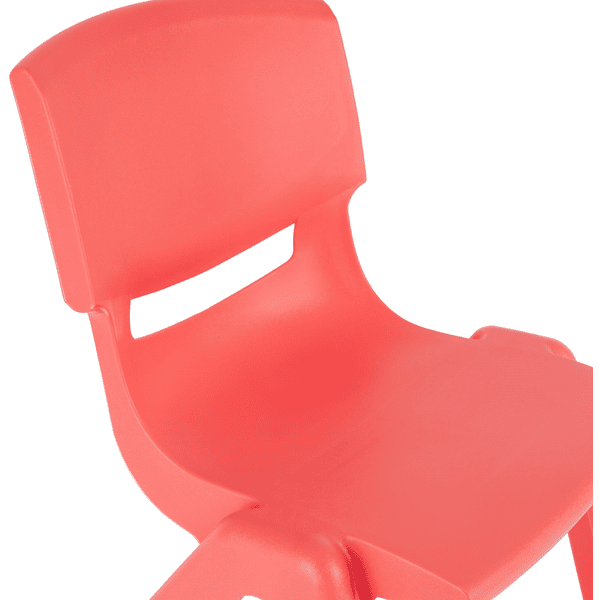 bieco Chaise enfant plastique rouge