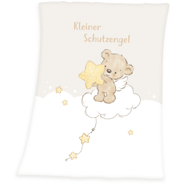 babybest® Microfaser-Flauschdecke Kleiner Schutzengel 75 x 100 cm