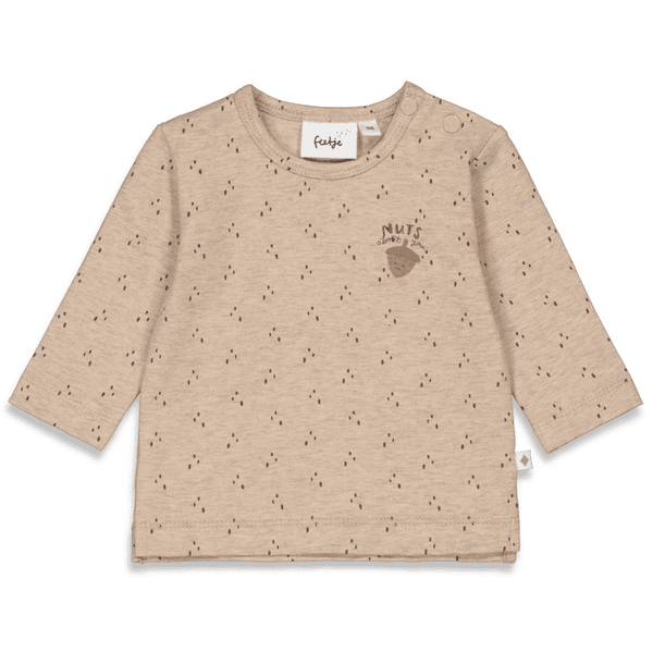 Feetje Sweatshirt Nuts About You Taupe melange